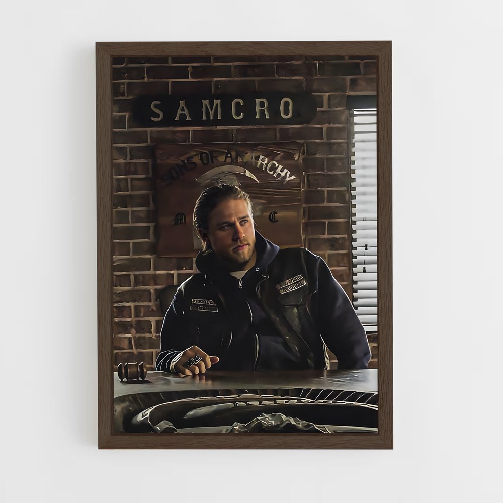 ap-jax teller-1 cadre Bois foncé