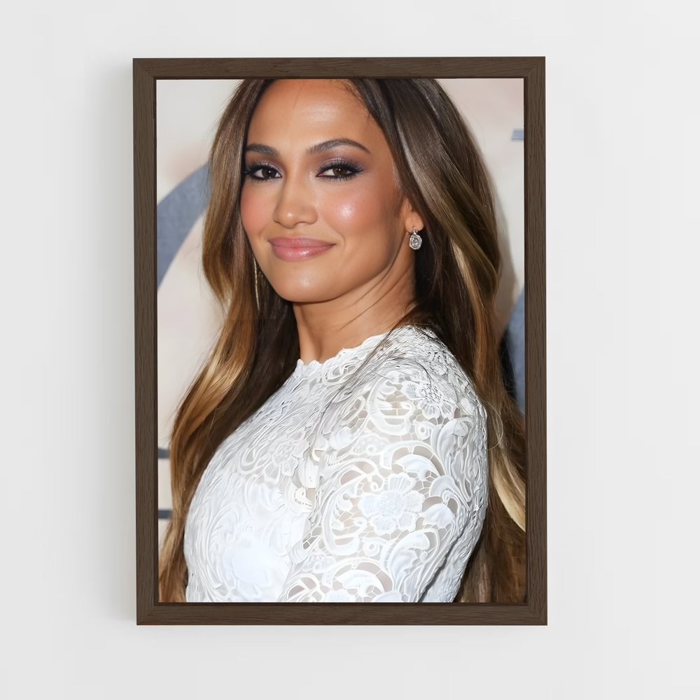 ap-jennifer lopez-1 cadre Bois foncé