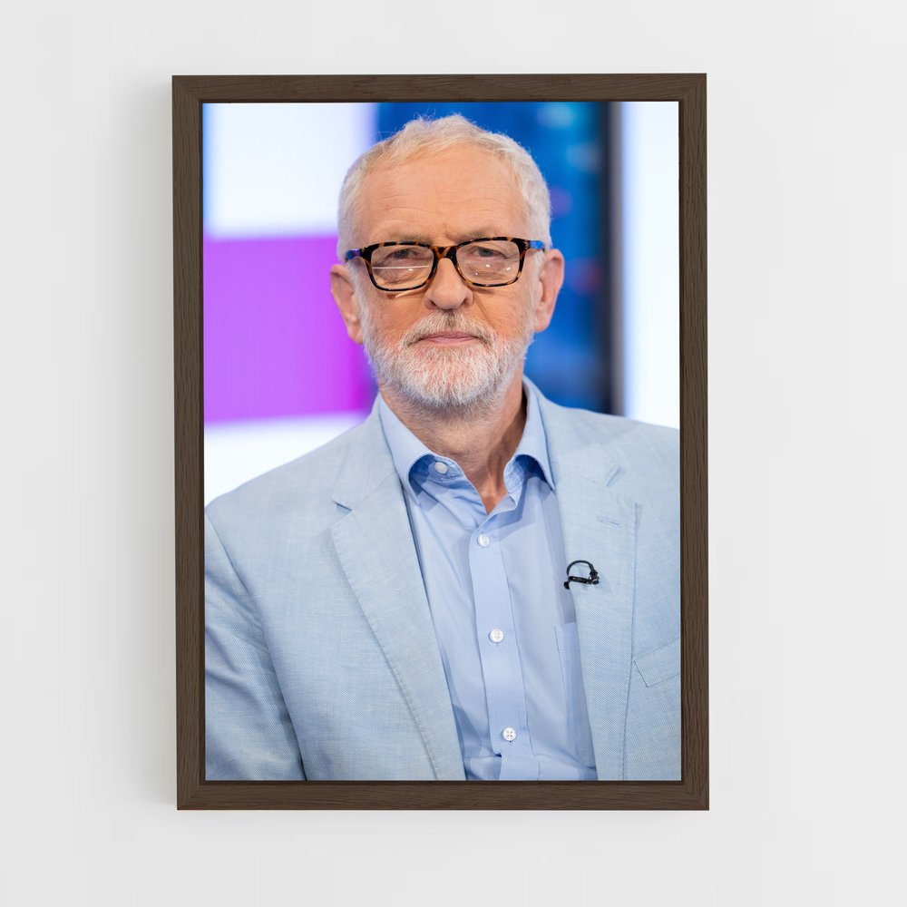 ap-jeremy corbyn-1 cadre Bois foncé