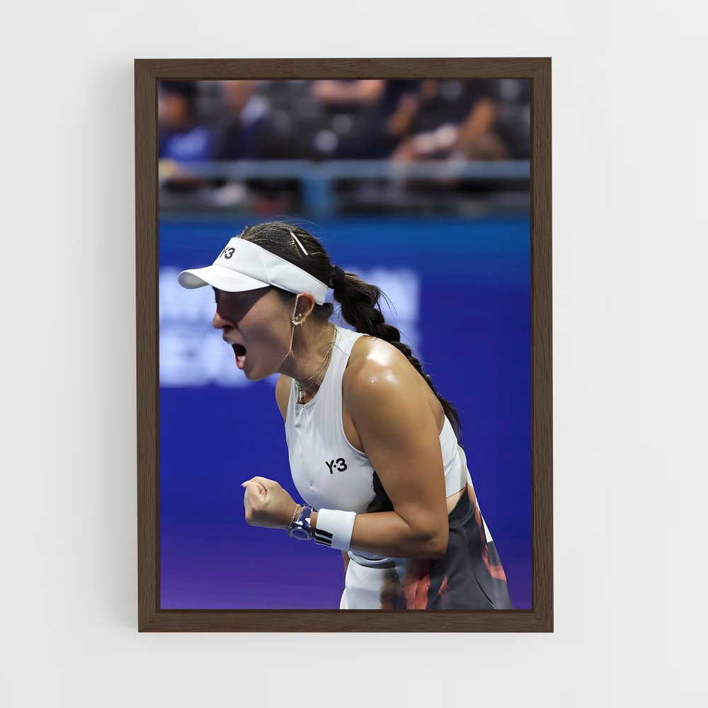 ap-jessica pegula-2 cadre Bois foncé