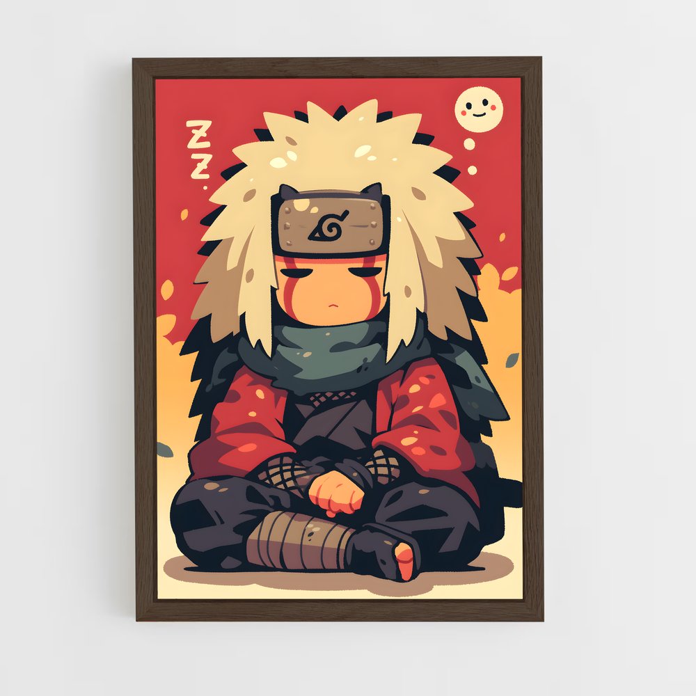 ap-jiraiya-12 cadre Bois foncé