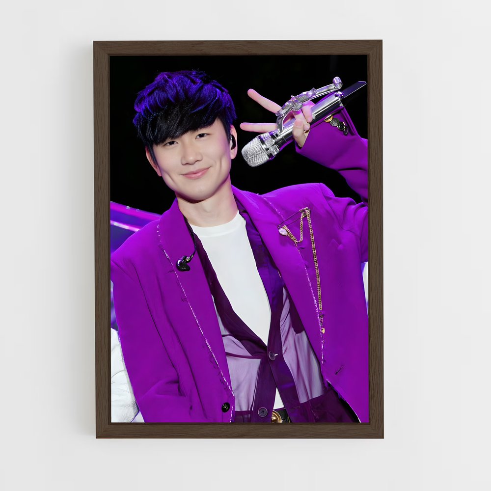 ap-jj lin-1 cadre Bois foncé
