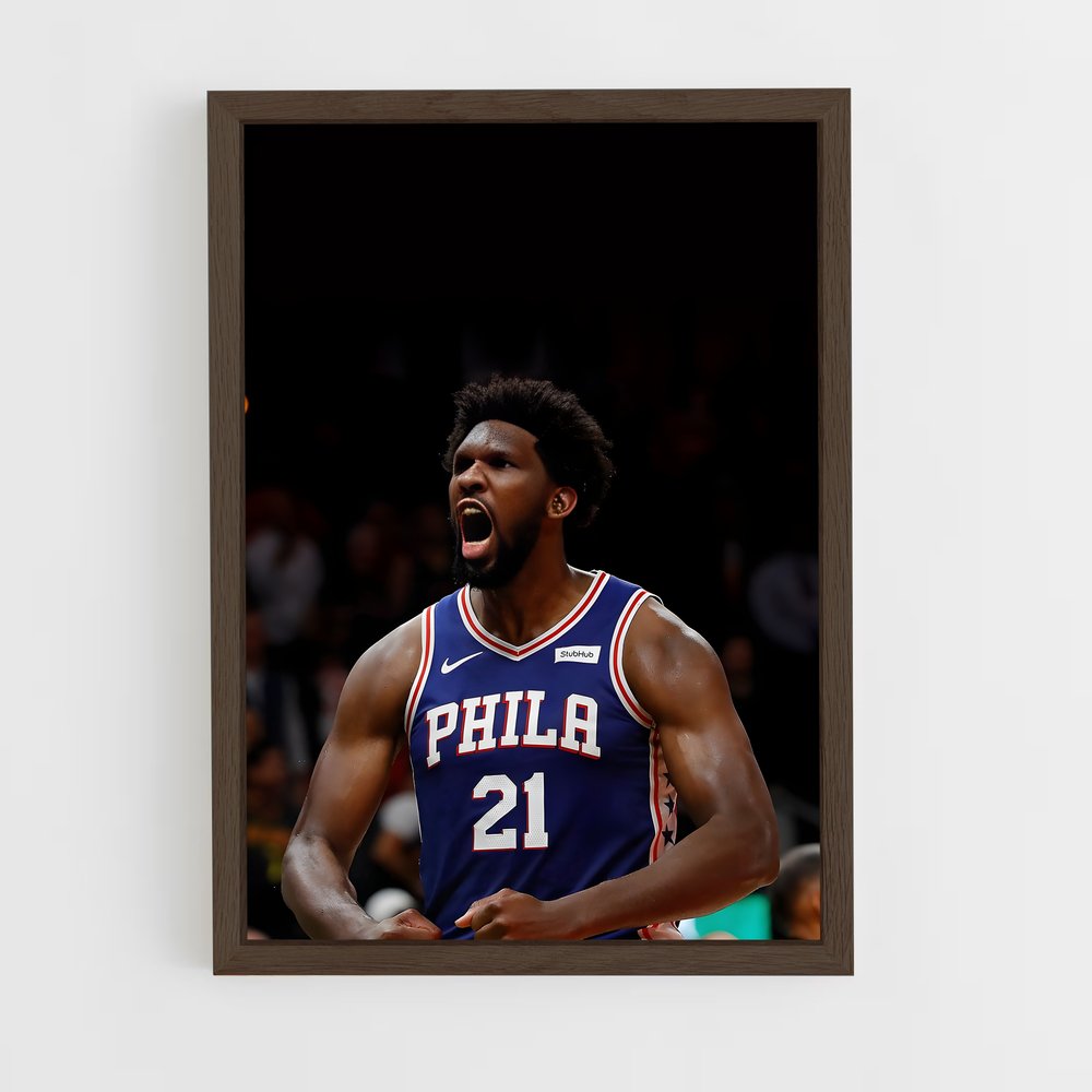 ap-joel embiid-1 cadre Bois foncé
