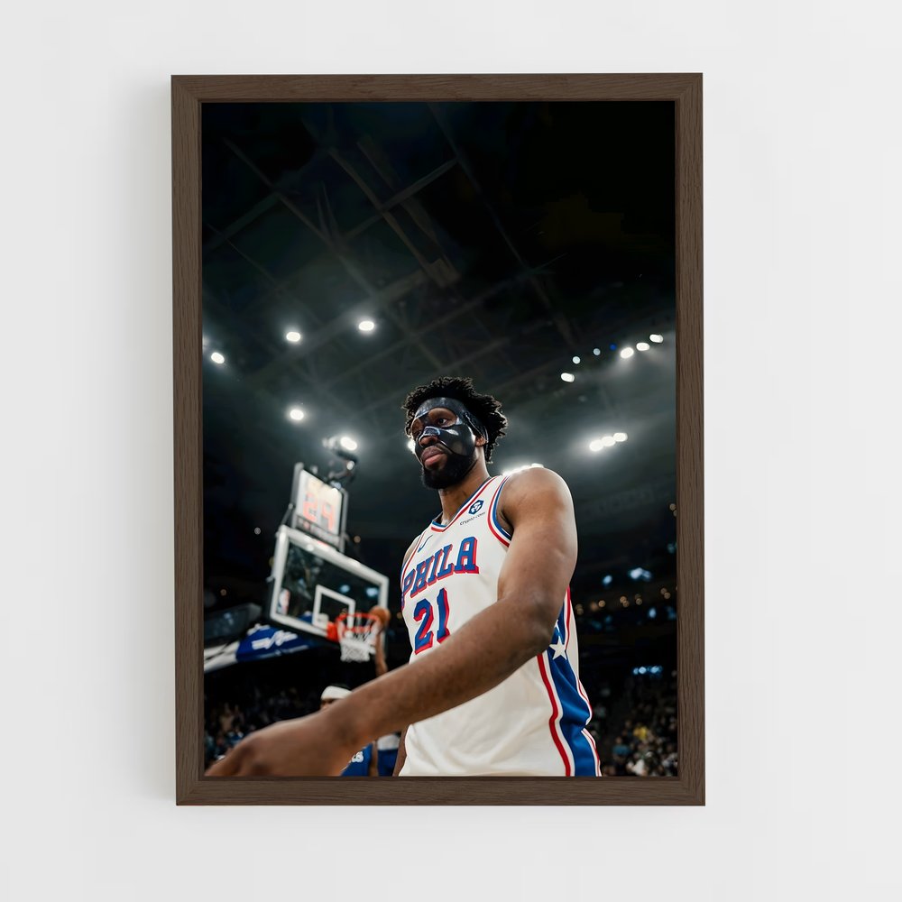 ap-joel embiid-3 cadre Bois foncé