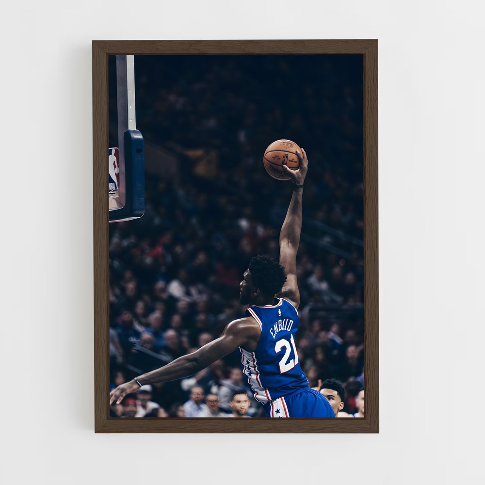 ap-joel embiid-8 cadre Bois foncé