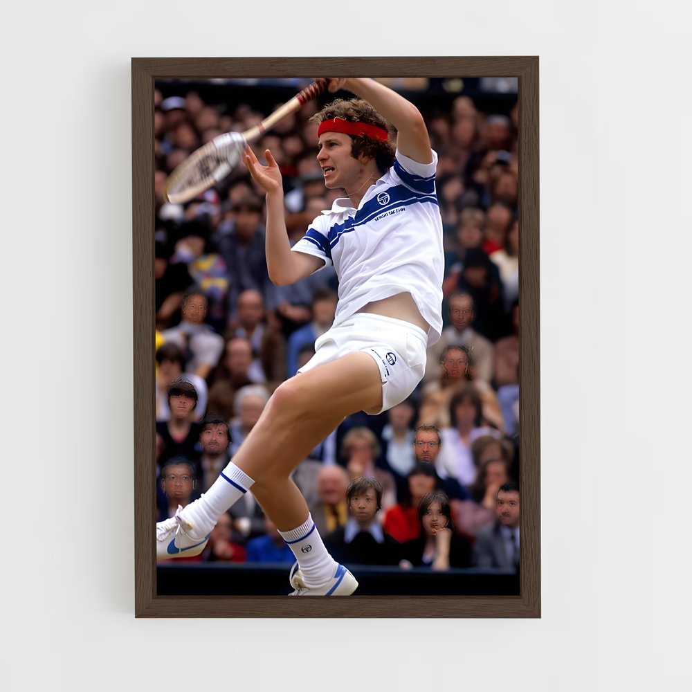 ap-john mcenroe-9 cadre Bois foncé