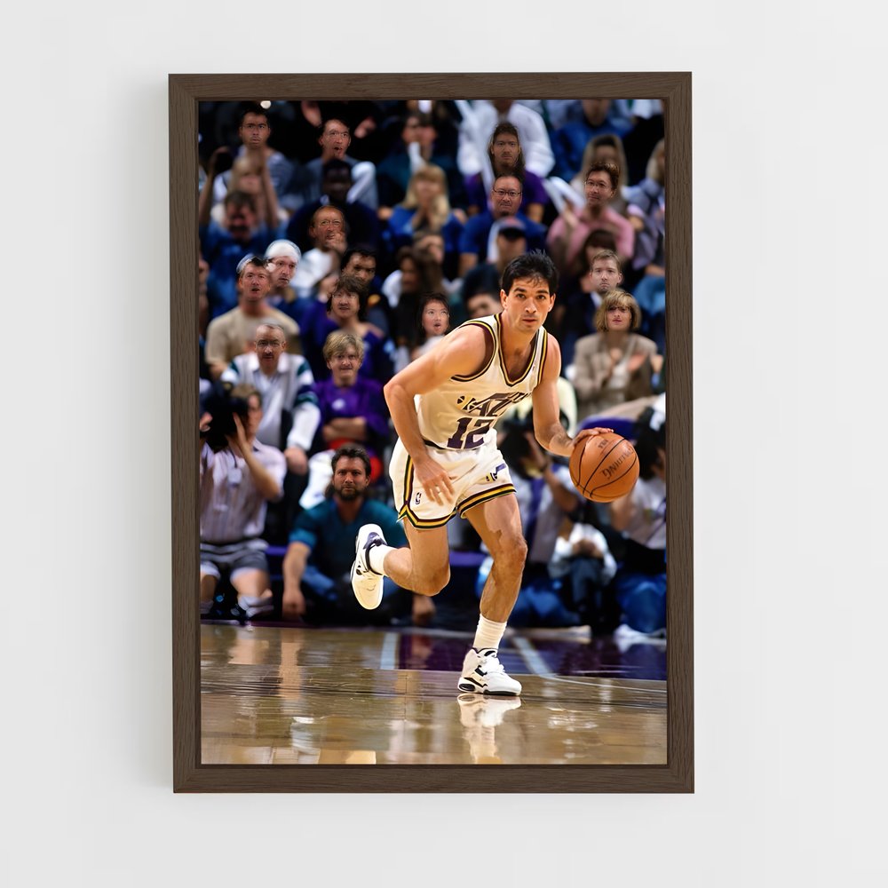 ap-john stockton-12 cadre Bois foncé