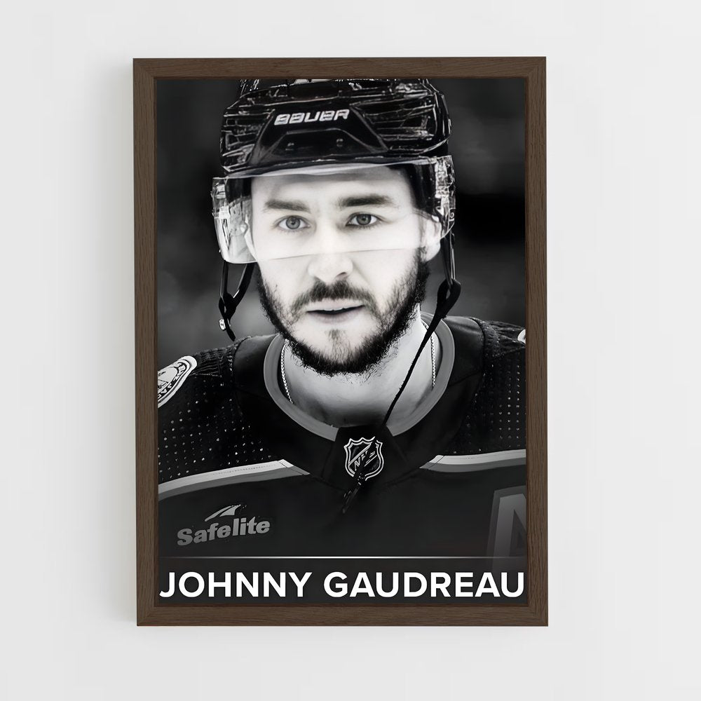 ap-johnny gaudreau-2 cadre Bois foncé