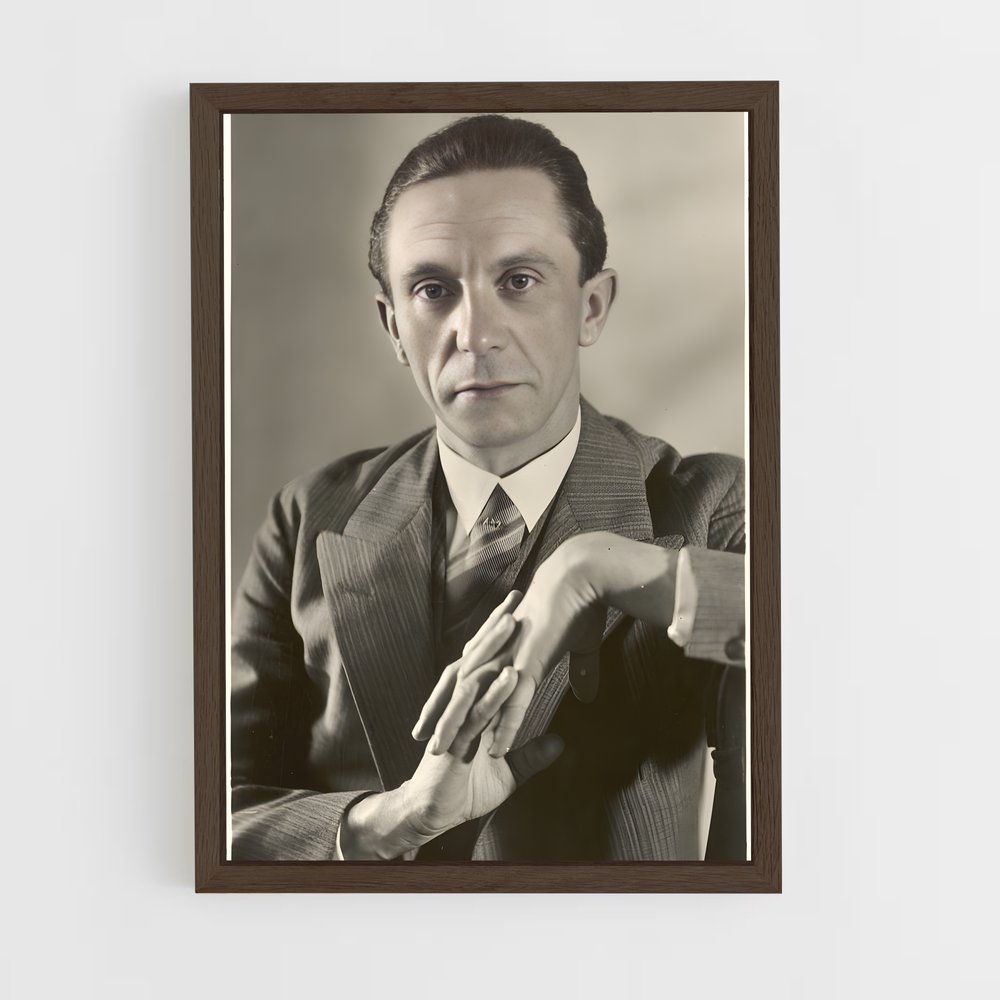 ap-joseph goebbels-1 cadre Bois foncé