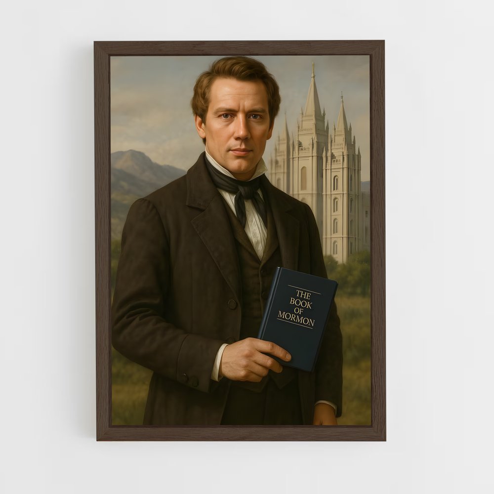 ap-joseph smith-1 cadre Bois foncé