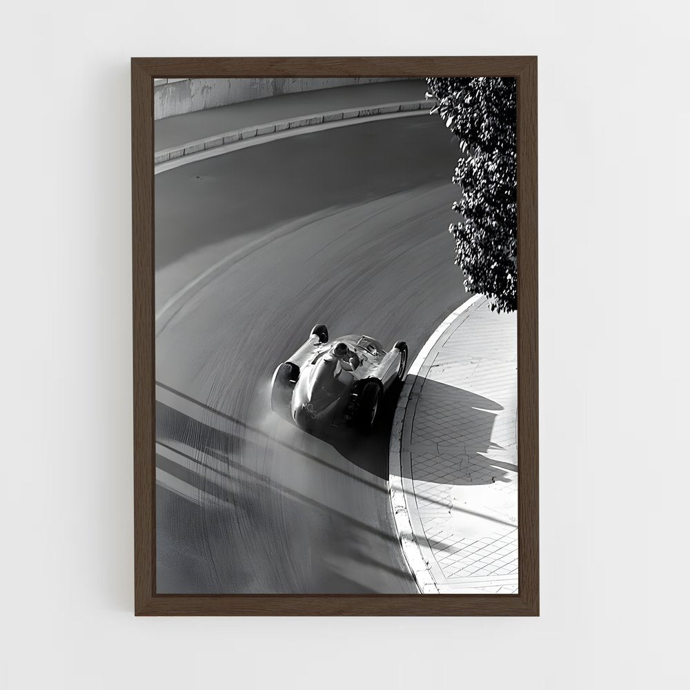ap-juan manuel fangio-1 cadre Bois foncé