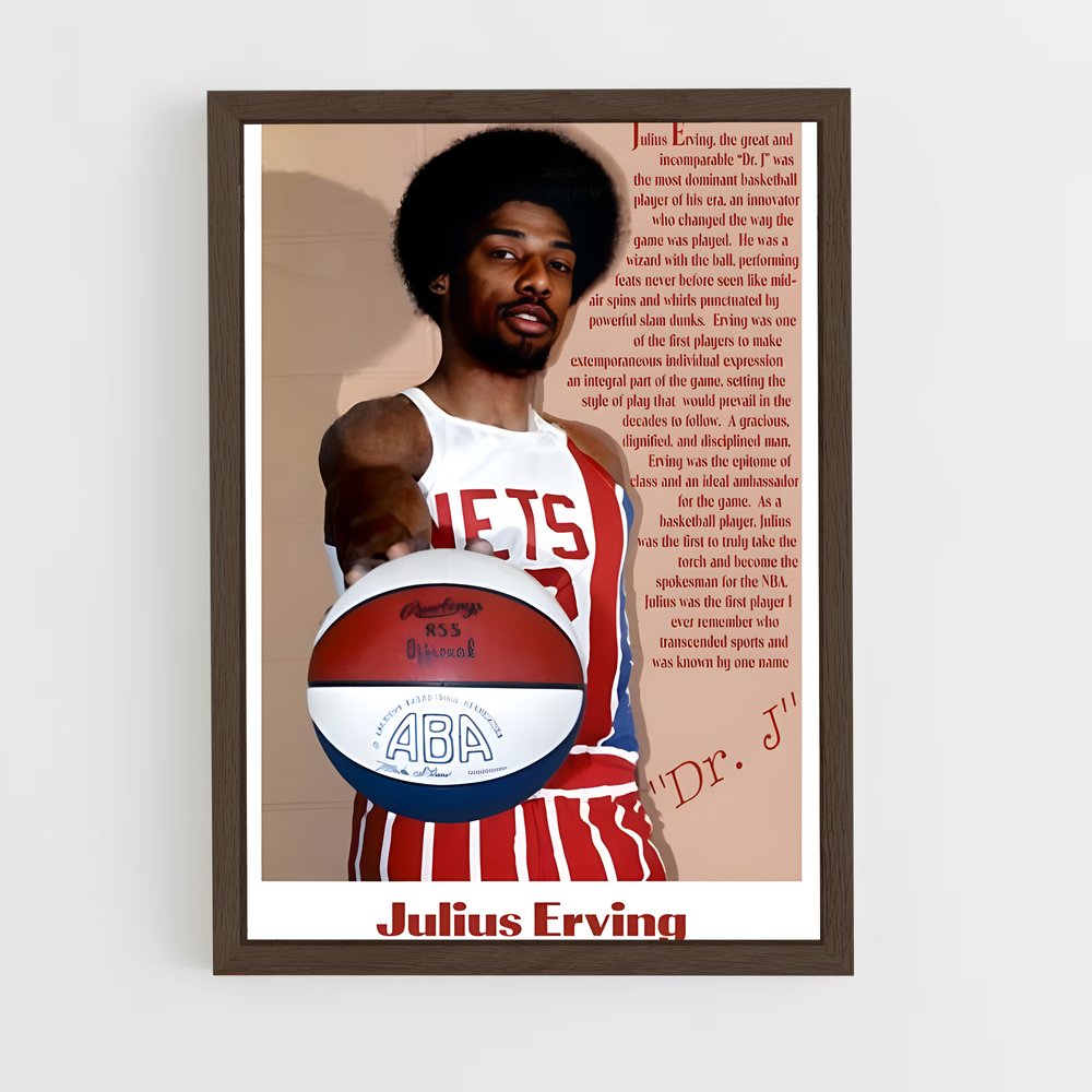 ap-julius erving-6 cadre Bois foncé