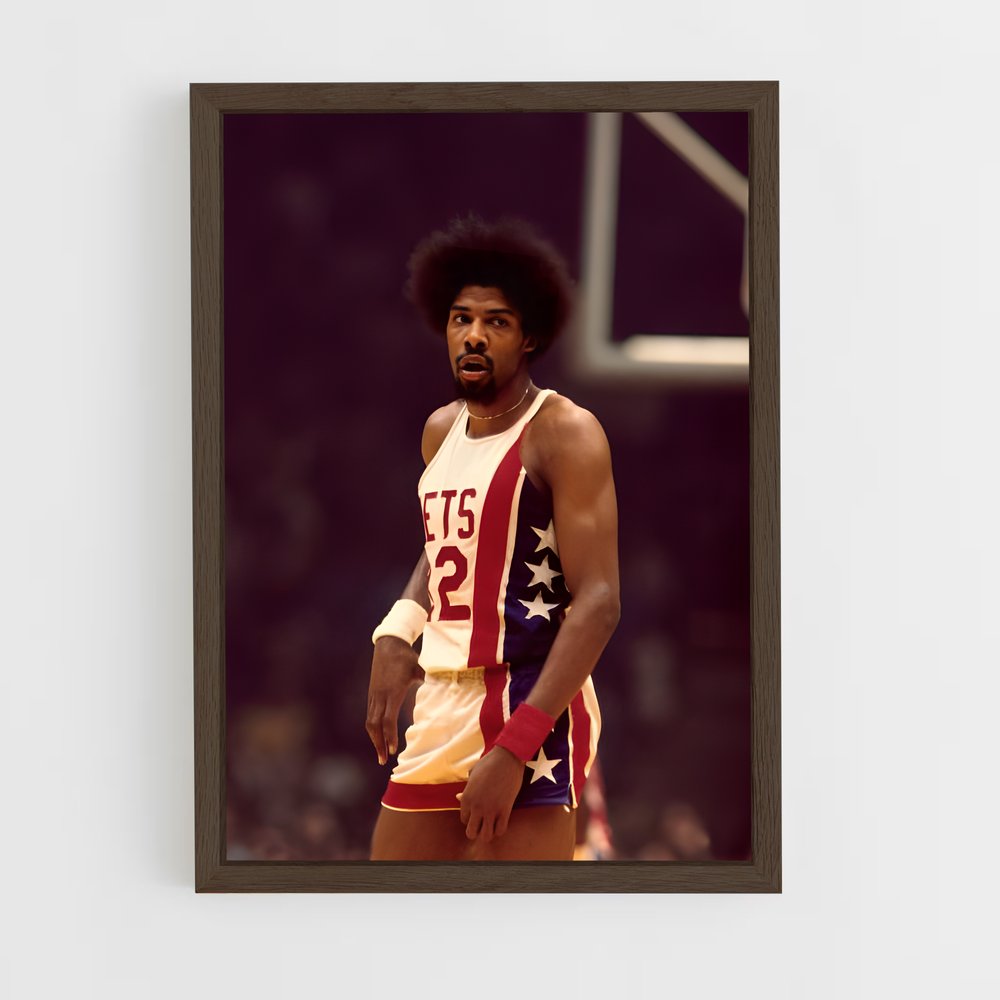 ap-julius erving-8 cadre Bois foncé