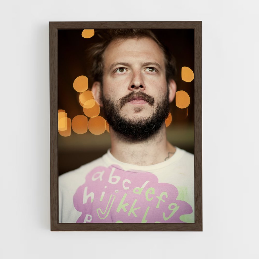 ap-justin vernon-6 cadre Bois foncé