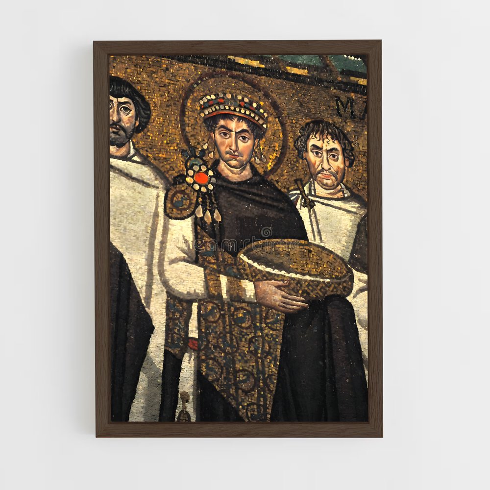ap-justinian-3 cadre Bois foncé