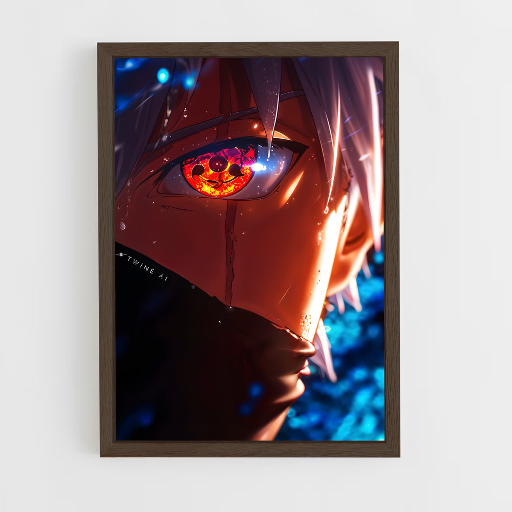 ap-kakashi hatake-7 cadre Bois foncé