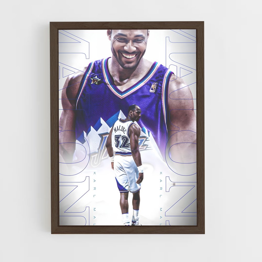 ap-karl malone-4 cadre Bois foncé