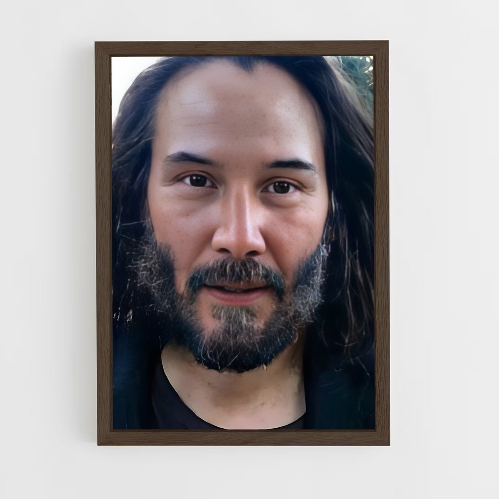ap-keanu reeves-11 cadre Bois foncé