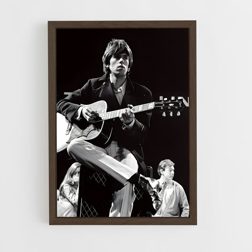 ap-keith richards-4 cadre Bois foncé