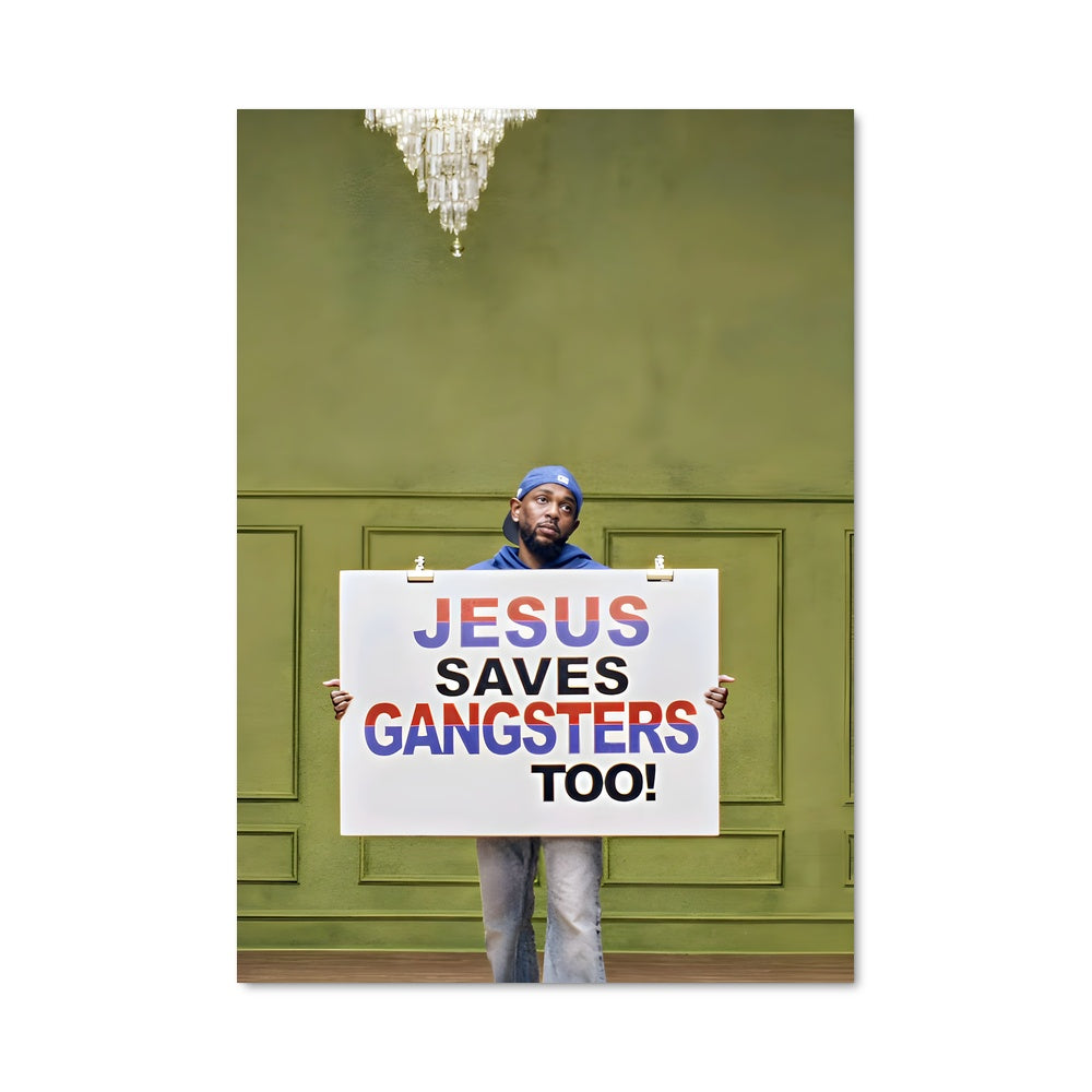 Poster Jesus Saves Gangsters Too