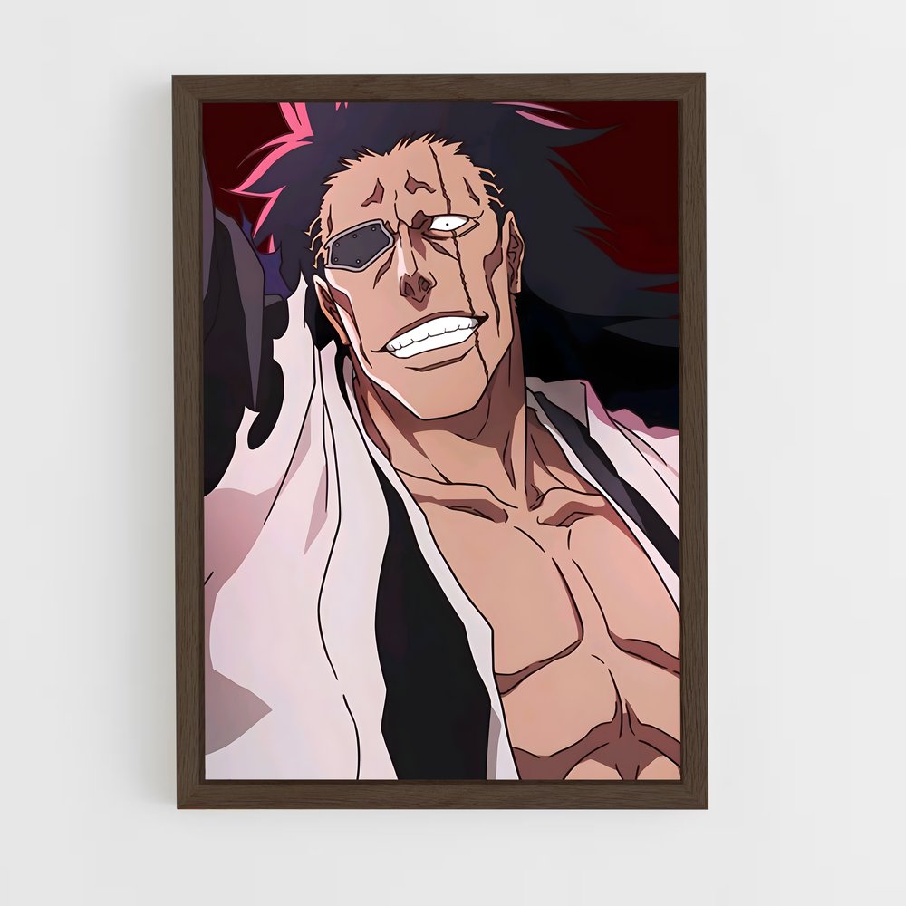 ap-kenpachi zaraki-4 cadre Bois foncé