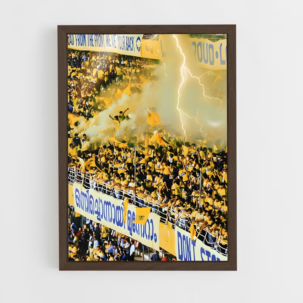 ap-kerala blasters fc-6 cadre Bois foncé