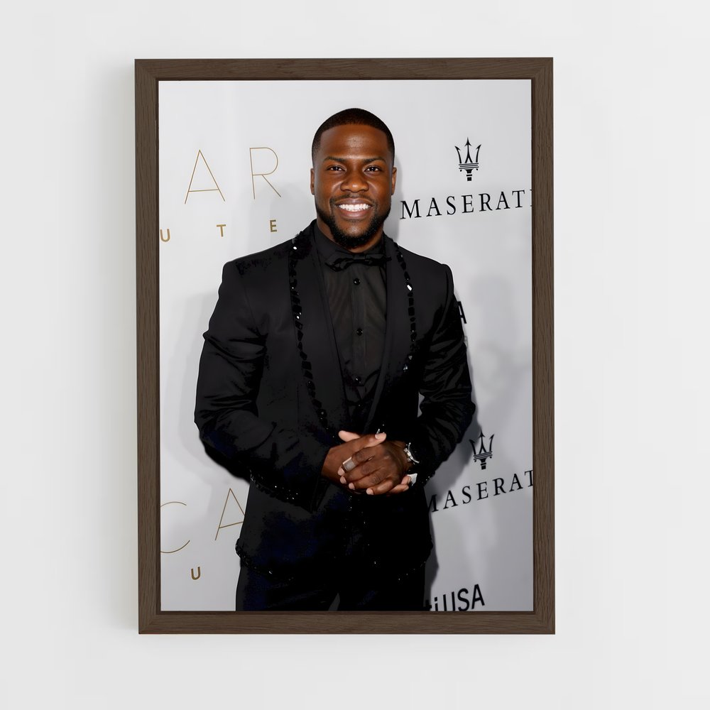 ap-kevin hart-1 cadre Bois foncé