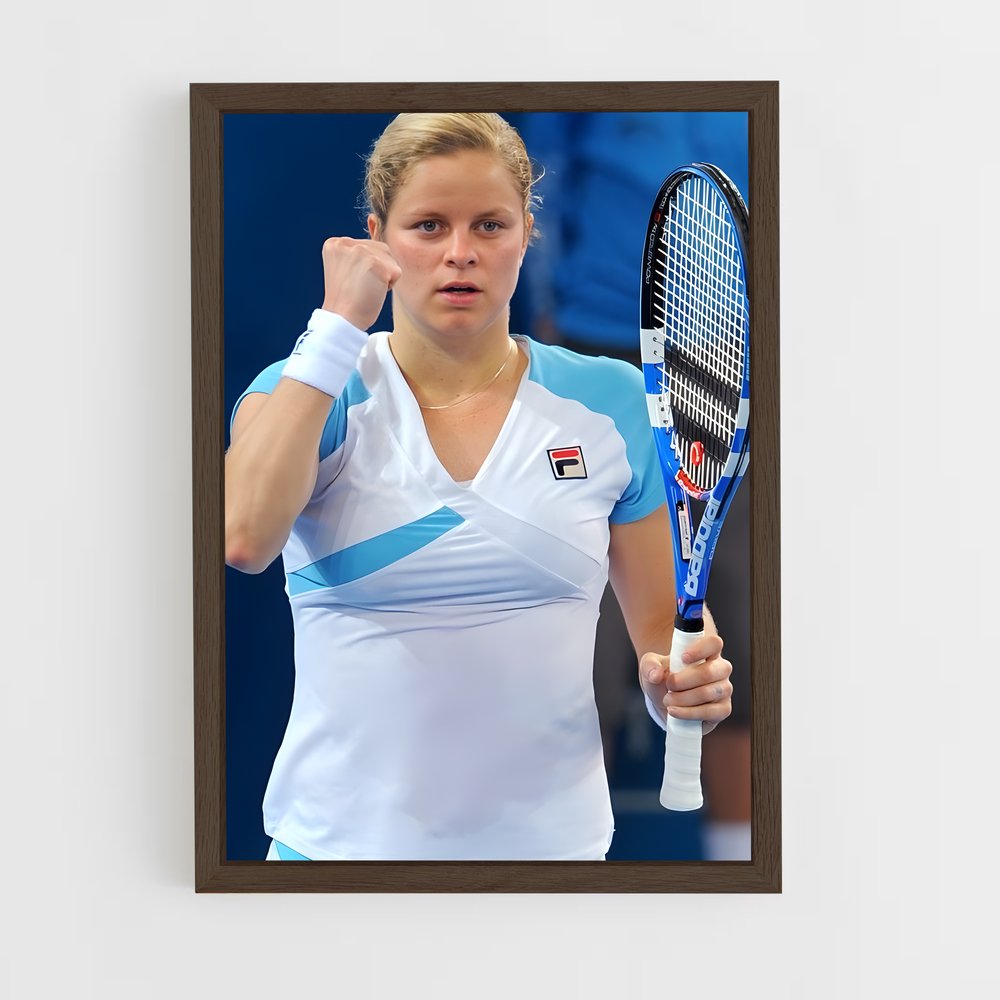 ap-kim clijsters-2 cadre Bois foncé