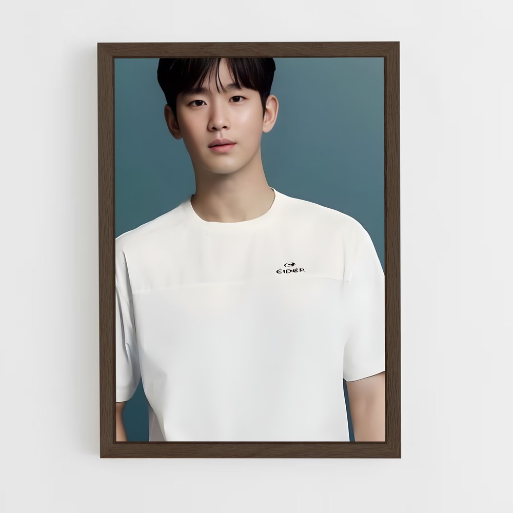 ap-kim soo-hyun-15 cadre Bois foncé