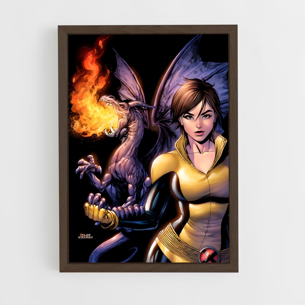 ap-kitty pryde-14 cadre Bois foncé