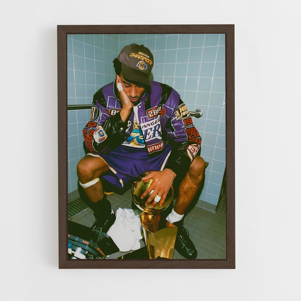 ap-kobe bryant-1 cadre Bois foncé