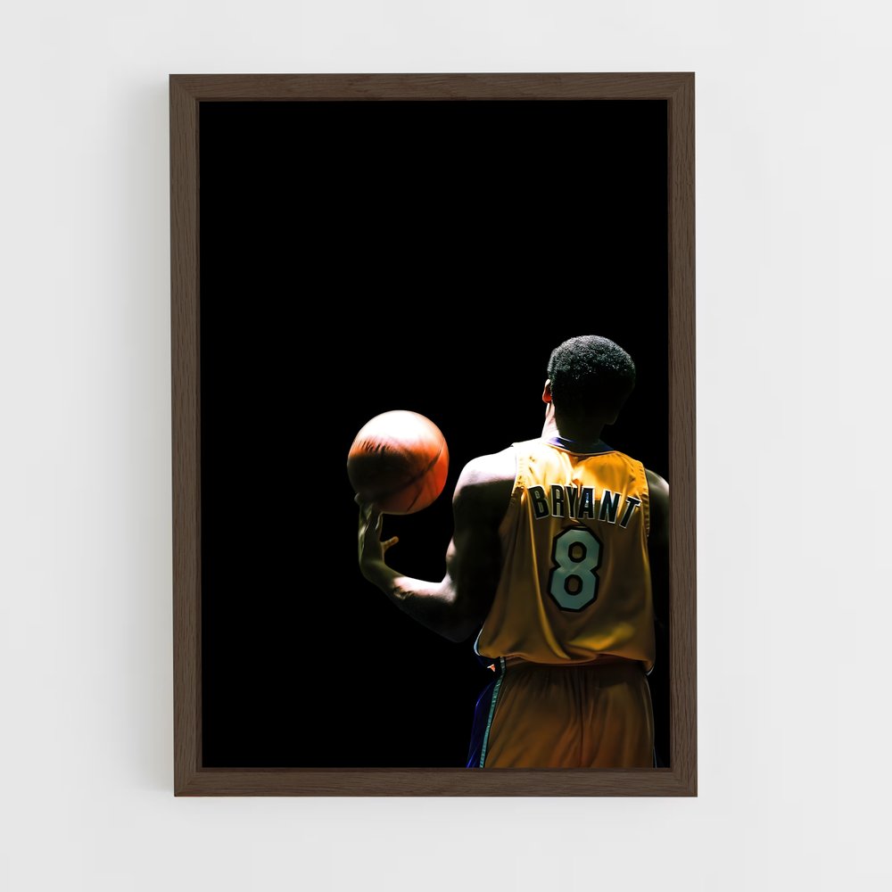 ap-kobe bryant-10 cadre Bois foncé