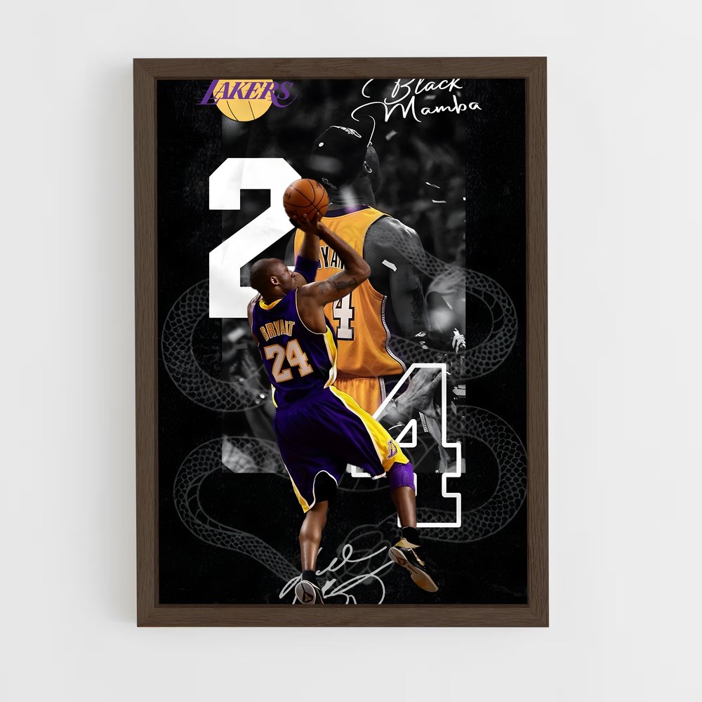 ap-kobe bryant-5 cadre Bois foncé