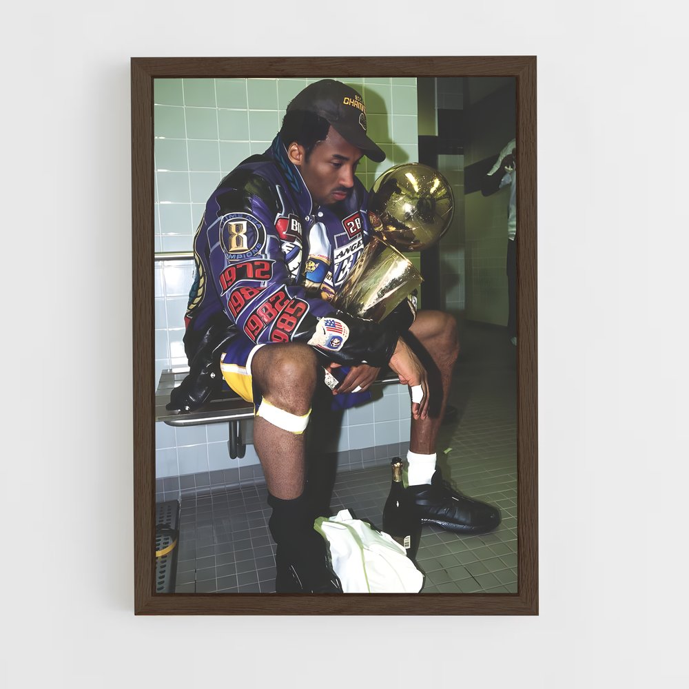 ap-kobe bryant-9 cadre Bois foncé