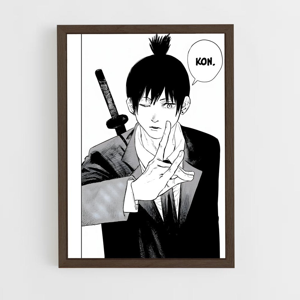 ap-kon-1 cadre Bois foncé