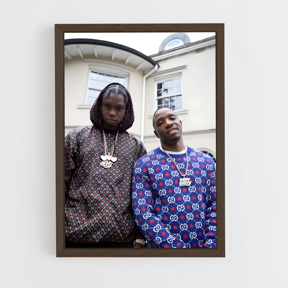 ap-krept and konan-5 cadre Bois foncé