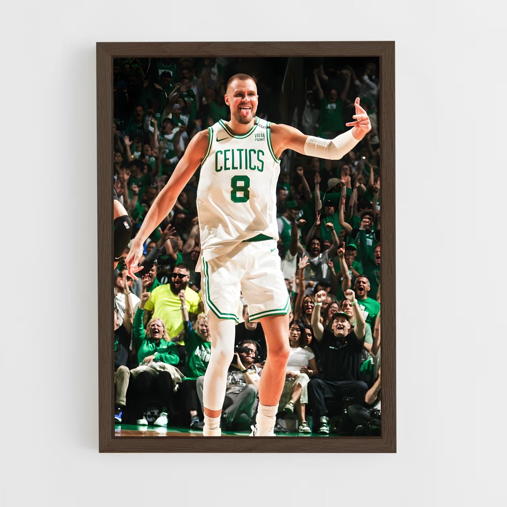 ap-kristaps porzingis-1 cadre Bois foncé