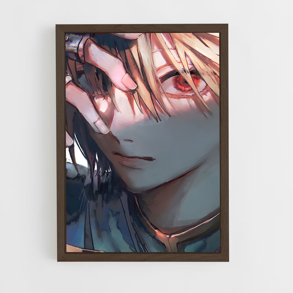 ap-kurapika-8 cadre Bois foncé