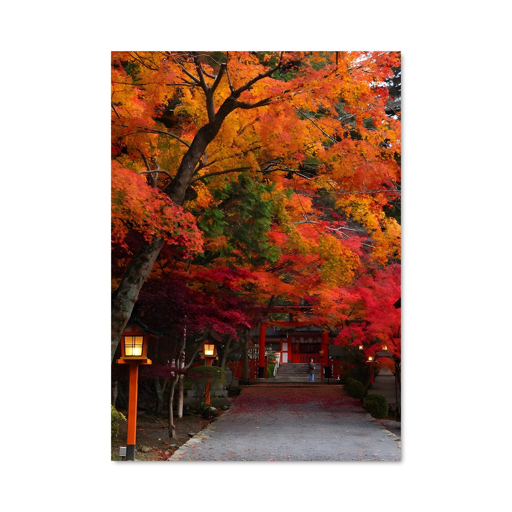 Poster Chemin d'Érable