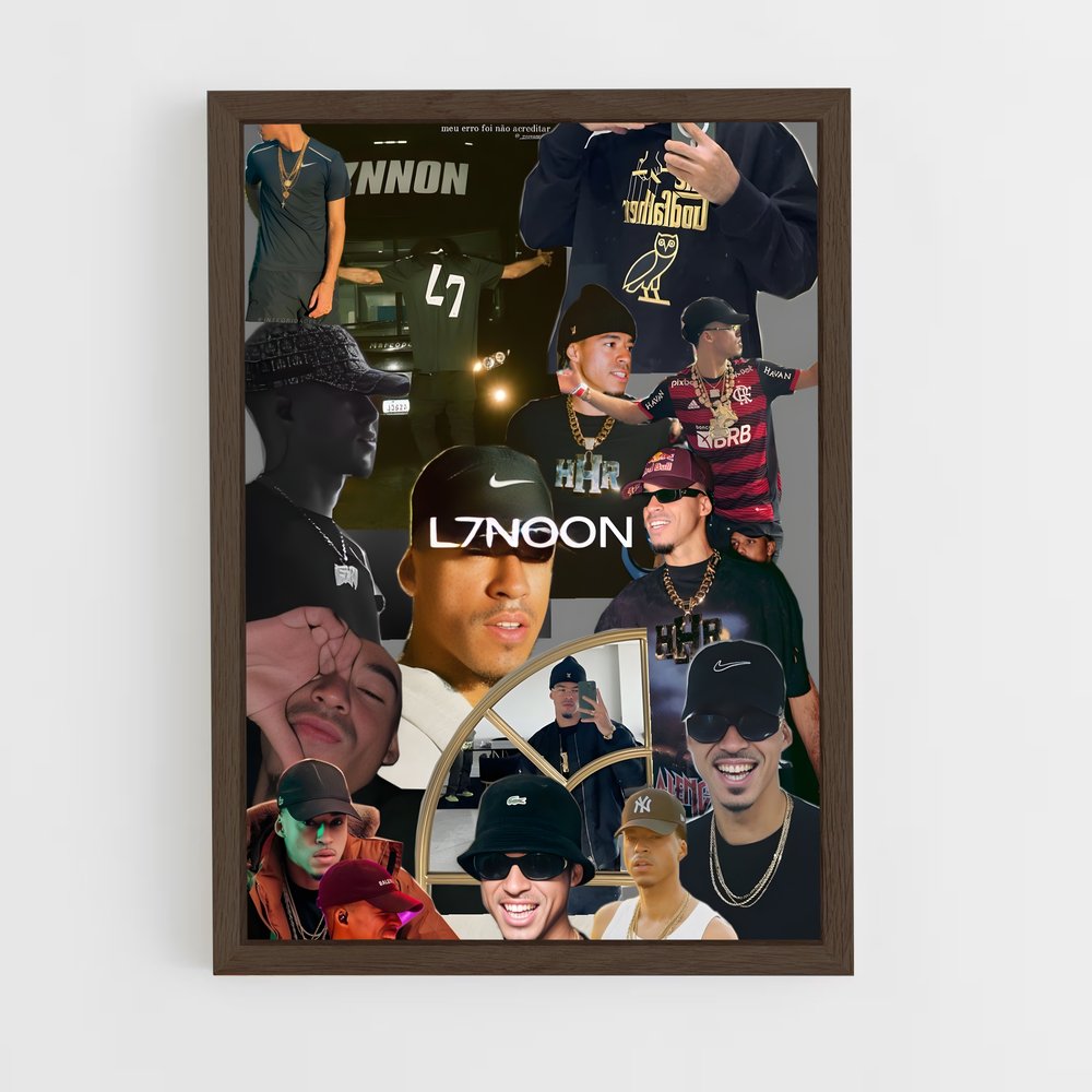 ap-l7nnon-4 cadre Bois foncé