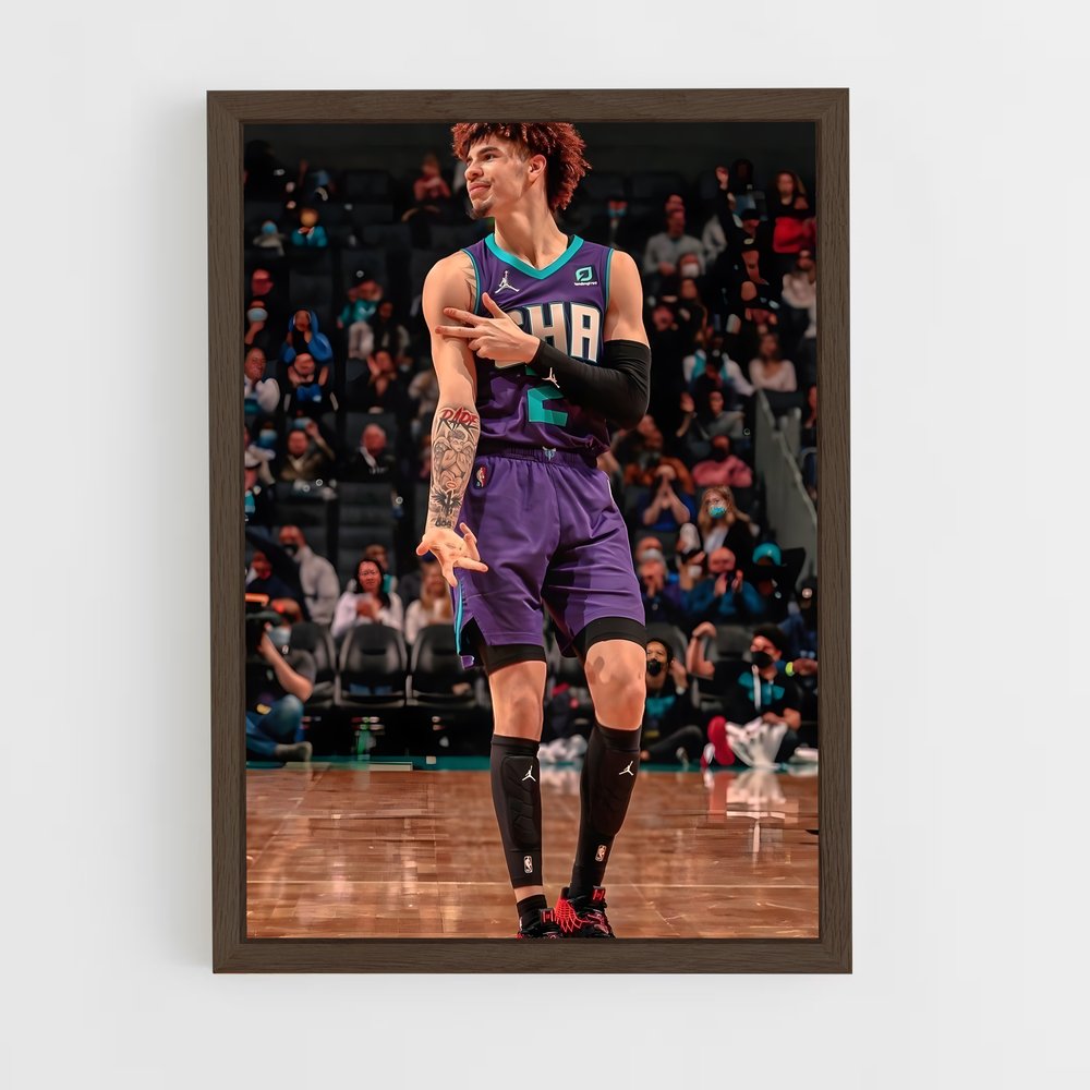 ap-lamelo ball-1 cadre Bois foncé