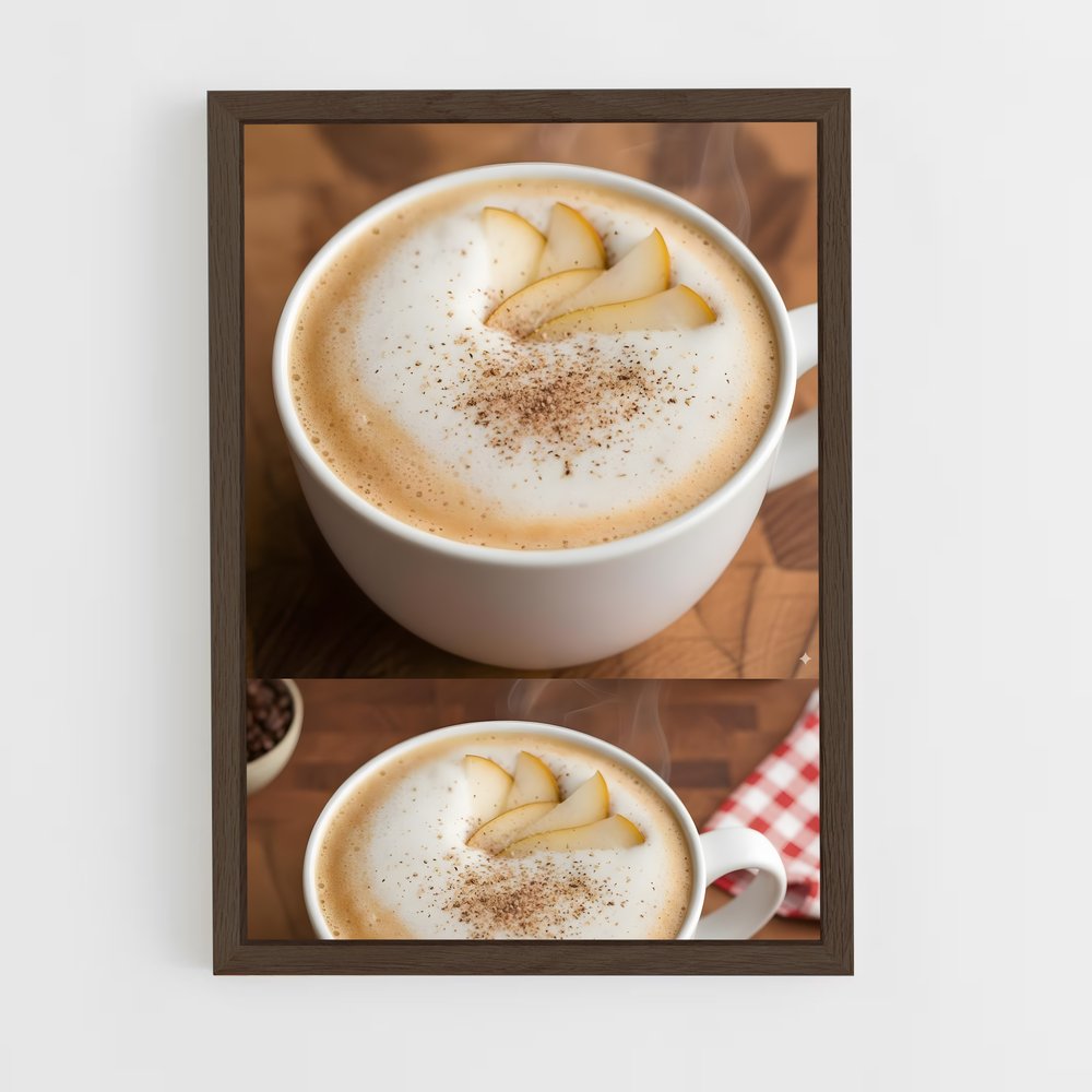 ap-latte-3 cadre Bois foncé