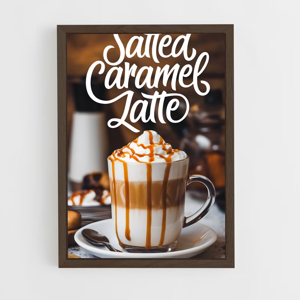 ap-latte-6 cadre Bois foncé