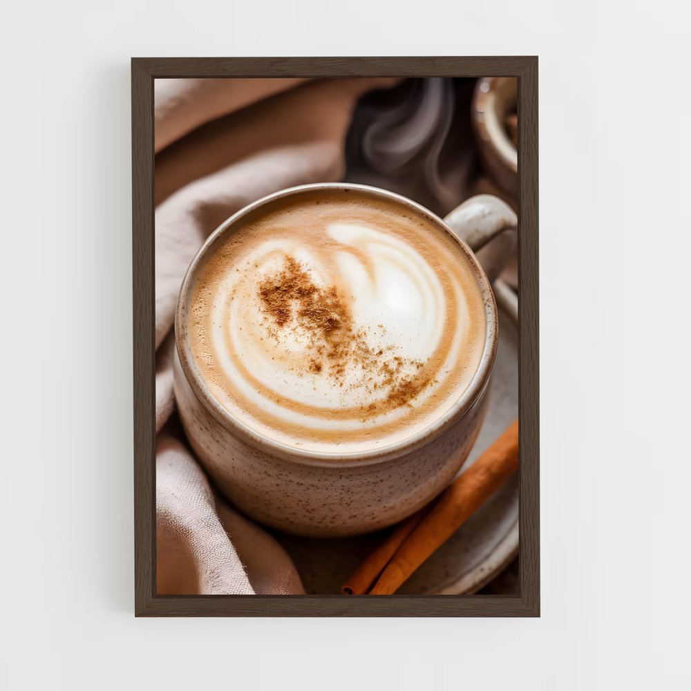 ap-latte-7 cadre Bois foncé