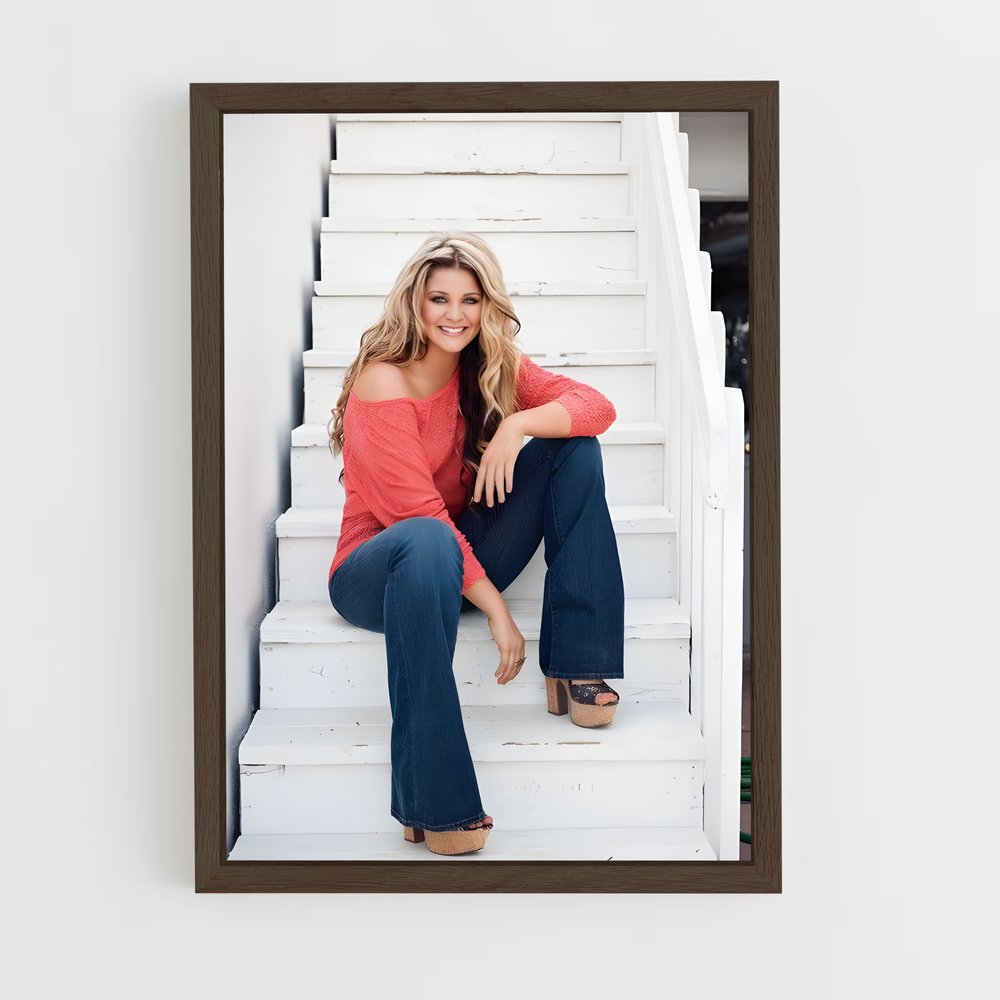 ap-lauren southern-5 cadre Bois foncé