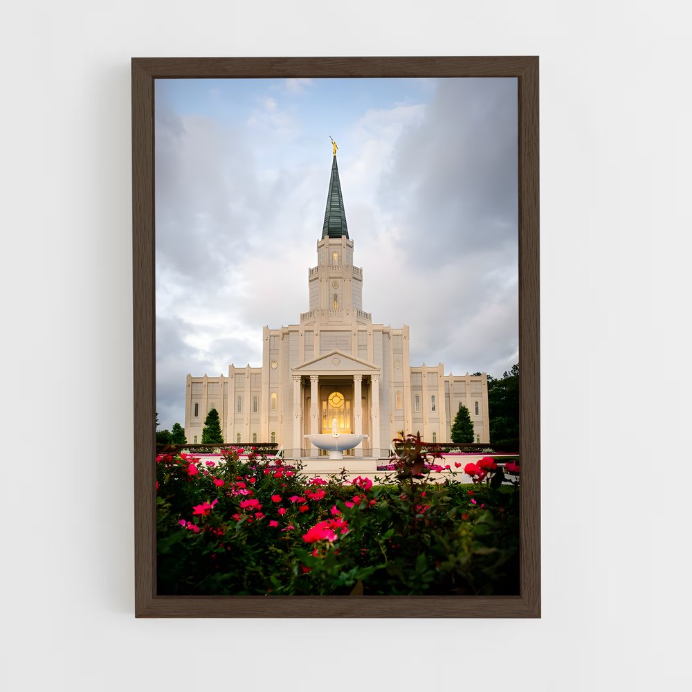 ap-lds temple-9 cadre Bois foncé