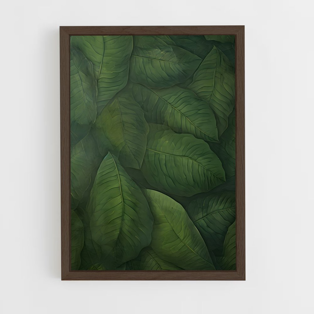 ap-leaf patterns-6 cadre Bois foncé