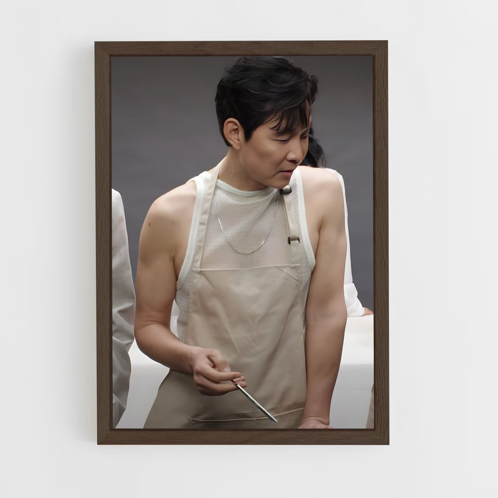 ap-lee jung-jae-7 cadre Bois foncé