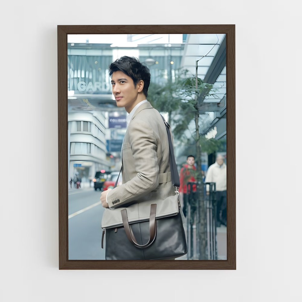 ap-leehom wang-2 cadre Bois foncé
