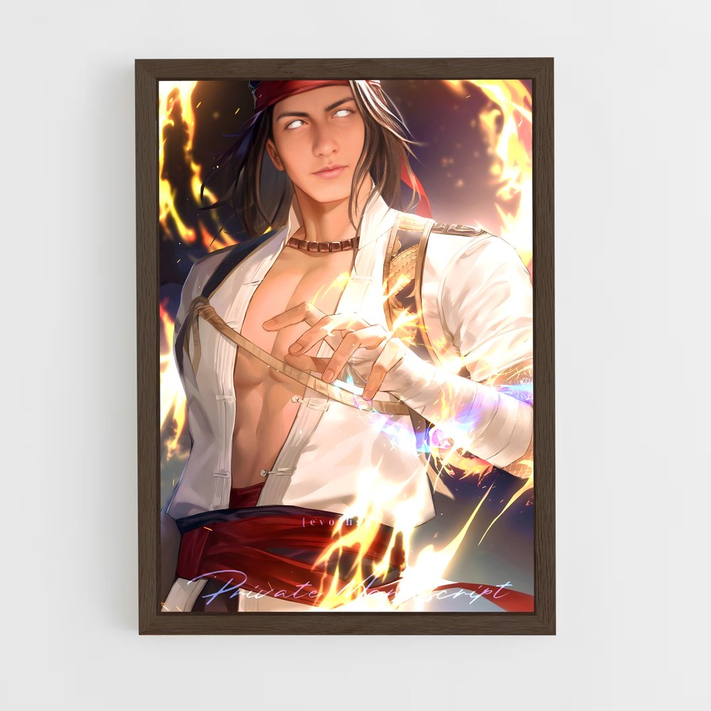 ap-liu kang-1 cadre Bois foncé